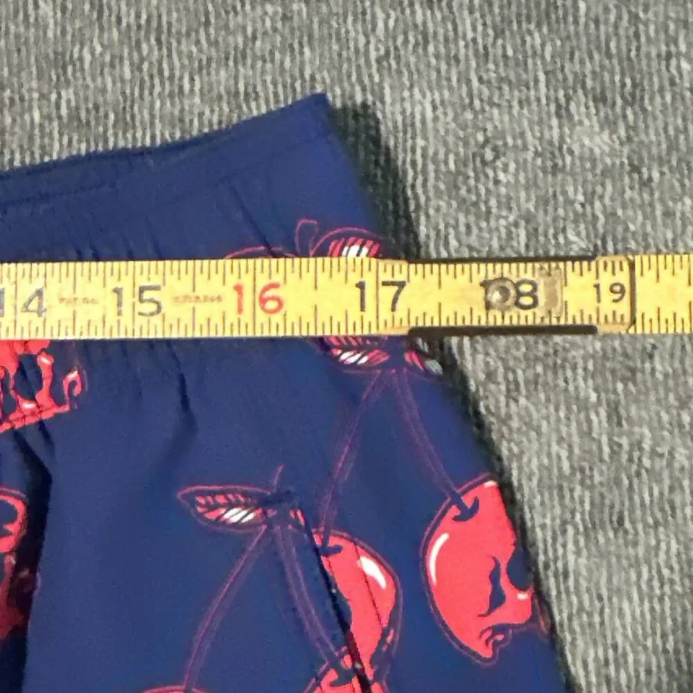 Zero Foxtrot Swim Trunks Mens XL Skull Cherries Stretch Waist Lined Shorts 2024